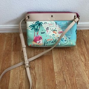 Florida print Crossbody Purse